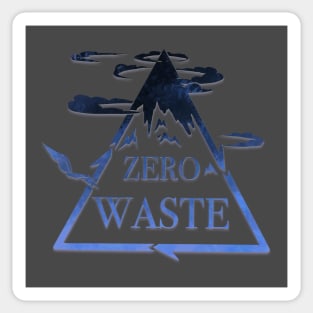 Zero Waste mountain Sticker